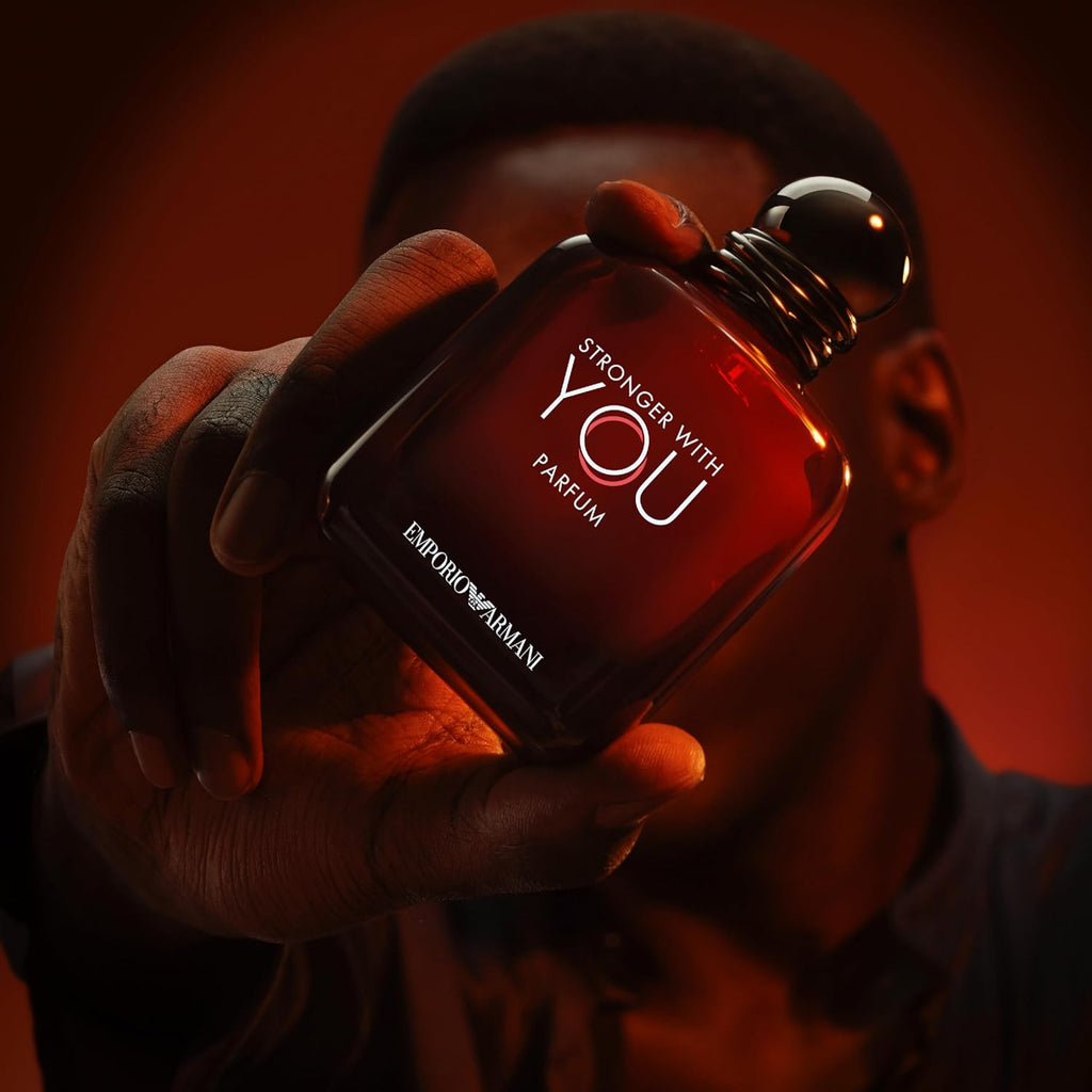 Armani Beauty - Stronger with You - Parfum - Cologne for Men - Woody & Ambery Fragrance - Rum, Bergamot, Lavendar, Cedarwood, and Vanilla Notes