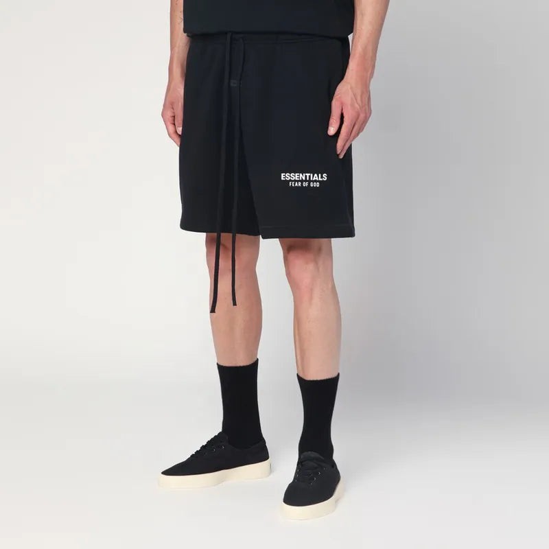 Fear of God Essentials Classic Sweatshort Jet Black 160AS252000F Authentic Brand